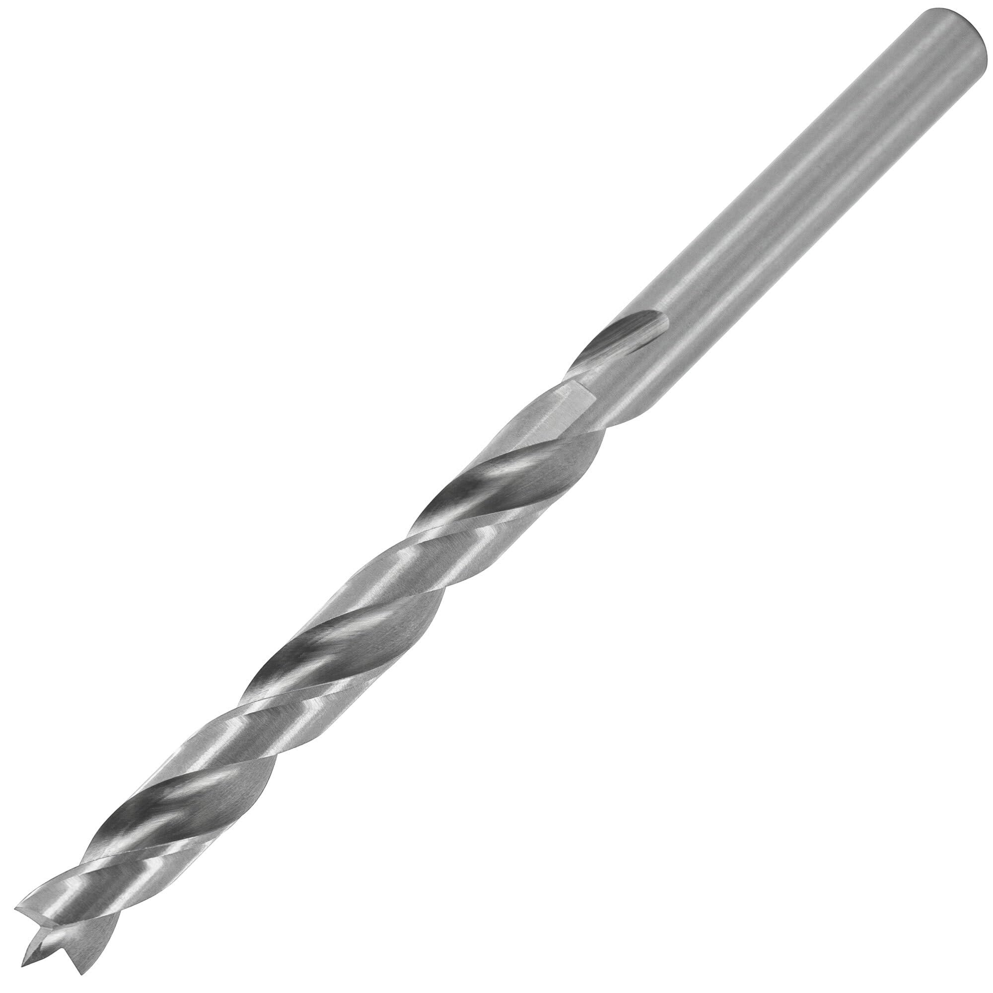 ENT 50410 Wood Twist Drill Ø 10 mm, Extra Long 150 mm, HSS-G, with Centre Point and pre-Cutter, D 10 x NL 100 x GL 150 mm, Shank Cylindrical