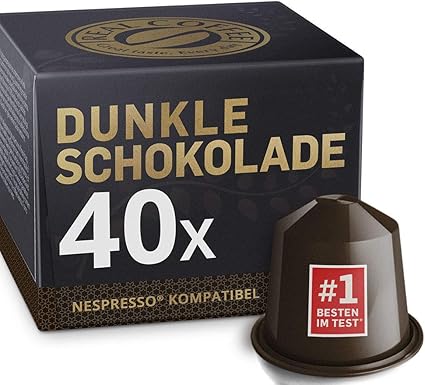 Dark Hot Chocolate For Nespresso Dark Intense 40 Compatible Capsules Amazon Nl