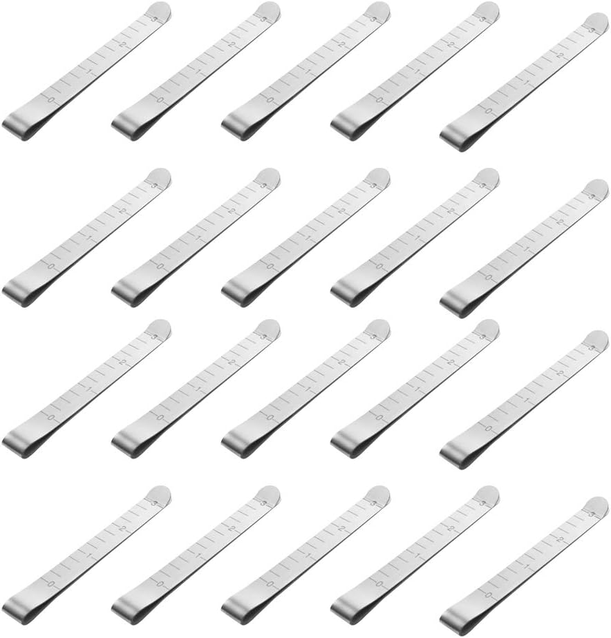 20 Pieces Metal Hemming Clips Sewing Clips, 3 Inch