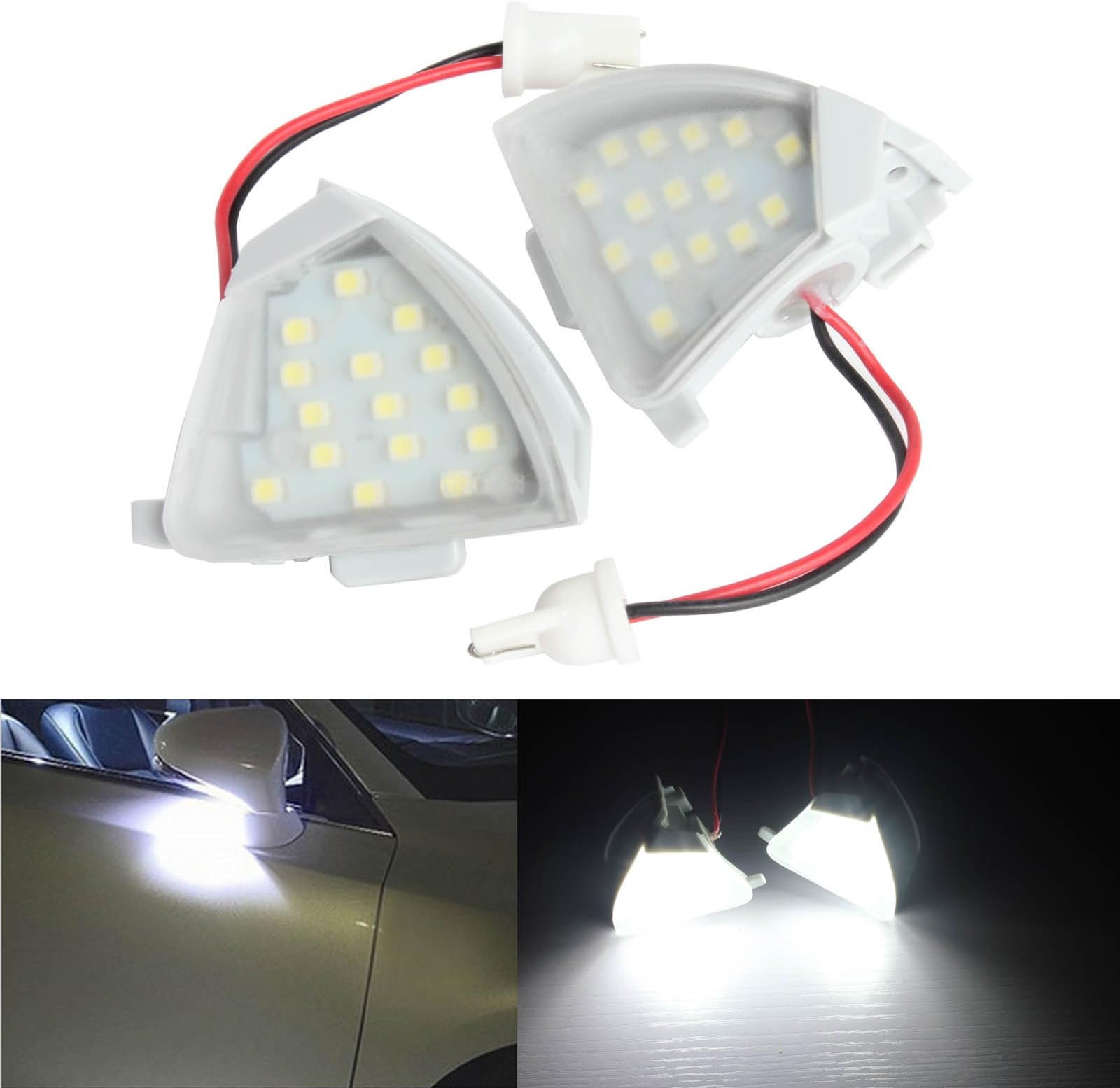 ANGRONG 23C0945291, 3C0945292, 1K0945292 Under Mirror LED Puddle Light
