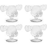 Silver Buffalo National Lampoon's Christmas Vacation Moose Head Shot Glasses | Set of 4