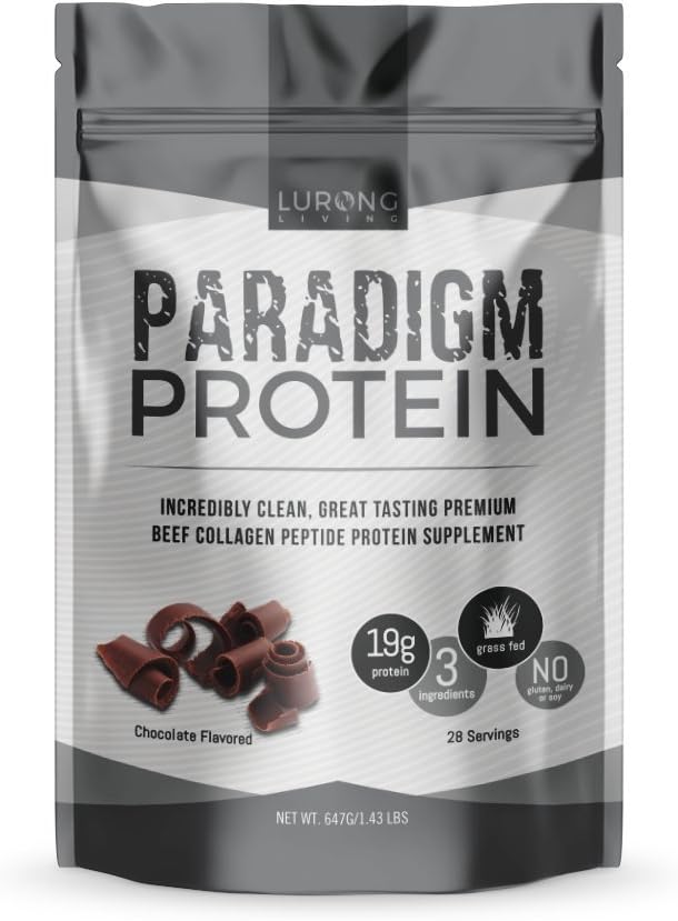 Paradigm Protein - Chocolate - Beef Collagen Protein - Keto, Paleo, Only 3 Ingredients