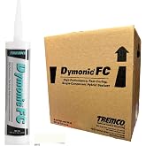 Tremco White Dymonic FC High-Performance, Fast-Curing, Single-Component, Hybrid Sealant (960806-323), Case of 30