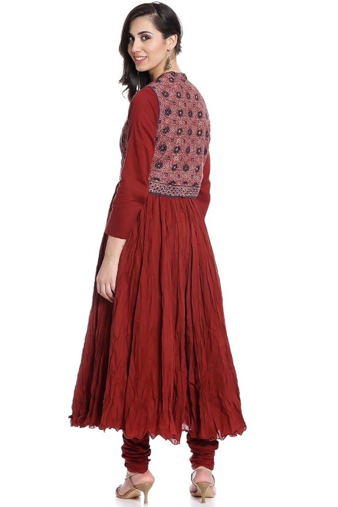 biba women's anarkali salwar suit