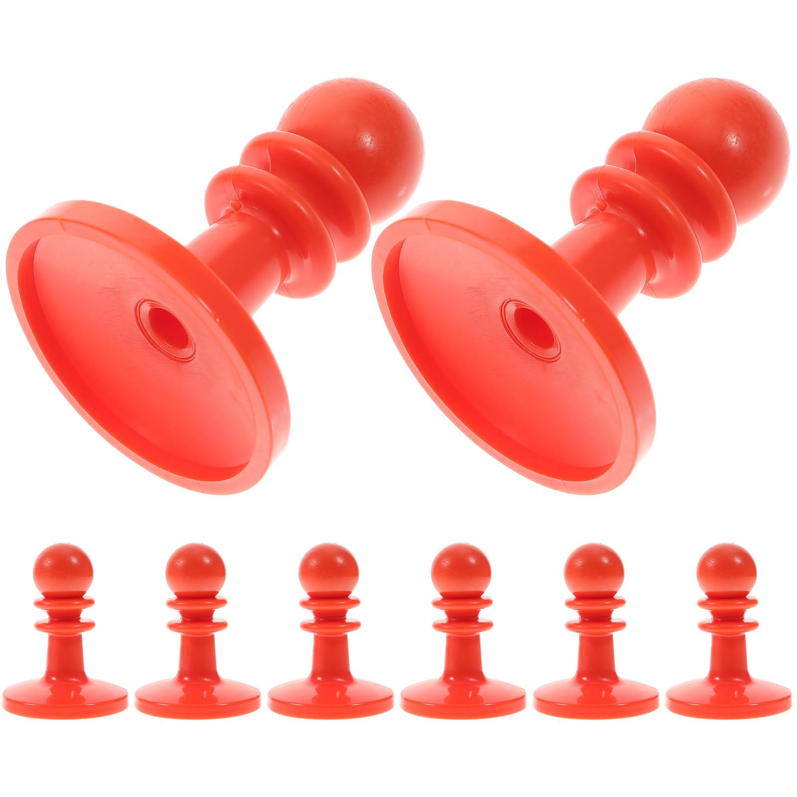 BESPORTBLE 8pcs Tent Combination Kit Tent Poles Lightning Protector Tent Tarp Grabbers Canopy Awning Cover for Camping Hiking Backpacker Outdoor Red