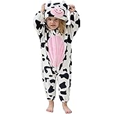 SCOPUCI Unisex Baby Animal Onesie Pajamas,Infant Flannel Halloween Cosplay Costume, Toddler Christmas Homewear/Sleepwear