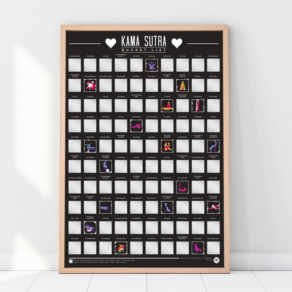 Gift Republic GR630015 Kama Sutra Scratch Off Bucket List