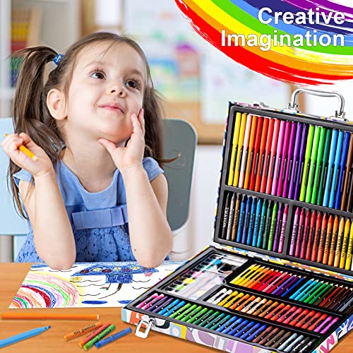 POPYOLA Art Supplies, Drawing Painting Art Kit, Gifts For Kids Girls