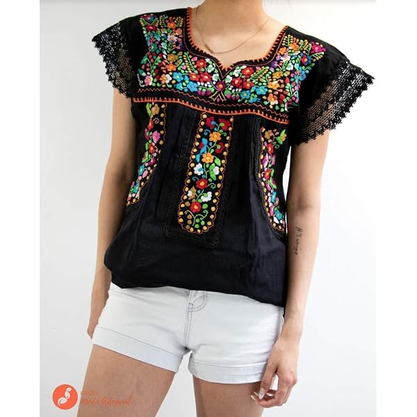 Blusa Negra Bordada Online Deals, UP TO 57% OFF | booking.calagogo.es
