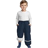 MIVEI 2T/3T/4T/5T Toddler Snow Pants Waterproof Fleece Lined Winter Warm Ski Rain Pants with Drawstring for Kids Boys Girls