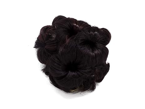 Fully Synthetic Hair Juda Artificial Hair Bun For Women And Ladies