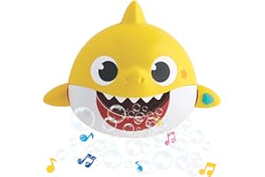 WowWee Baby Shark Official - Singing Bath Time Bubble Maker, Multicolor