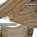 EXCELLENT ELITE SPANKER Tactical Dog Harness Military Service Dog Harness No-Pull Working Dog Vest Adjustable Training Vest Patrol Harness with Handle for Small Medium Large Dogs(Coyote Brown-L)
