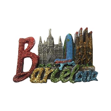 3D Barcelona Cartas España Refrigerador Nevera Imán Recuerdos ...