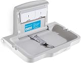 Modunful Horizontal Baby Changing Station Wall Mounted with Safety Strap