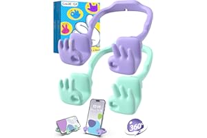 CALDEVER Stocking Stuffers for Teens Girls Women Gifts: Cell Phone Holder OK Sign Adjustable Phone Holder for Desk Gift for Adults Kids Teenage Birthday Funny Cool Gadget Trendy Stuff Ideas Gifts for Christmas