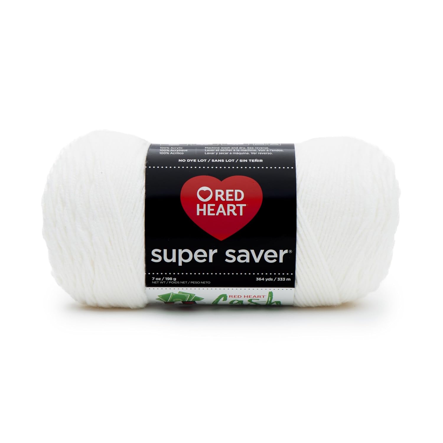 Red Heart Super Saver Yarn, White