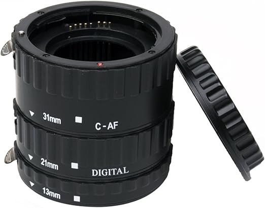 Tubo Di Prolunga Macro Per Fotocamera Sony E-Mount - Extension Tube Automatico Da 10 Mm E 16 Mm Per Foto Ravvicinate - Foto 4