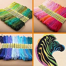 LOVIMAG Premium Rainbow Color Embroidery Floss with