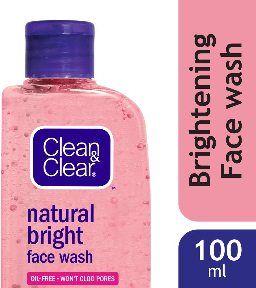 clean and clear natural bright face wash limited edition
