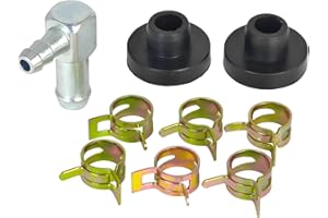 EZROAD 532139277 & 532003645 Fuel Tank Stem Bushing Outlet Clamp Kit Compatible with Husqvarna Zero-Turn Mower Z254i Z242F Z248F Z254 Z146 Z554X 532124952 3645J for Craftsman Poulan Pro Weed Eater AYP