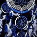 Caught Dreams Dream Catcher ~ Handmade Traditional Royal Blue and White