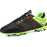 DREAM PAIRS Mens Sport Flexible Athletic Lace Up Light Weight Outdoor Cleats Football Soccer Shoes