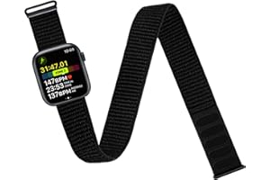 KEEPAMOR Ankle/Arm Band Compatible with Apple Watch 49mm 46mm 45mm 44mm 42mm 41mm 40mm 38mm, Breathable Nylon Armband for IWatch SE Ultra Series 10 9 8 7 6 5 4 3 2 1, Stretchy Ankle Strap for Women Men