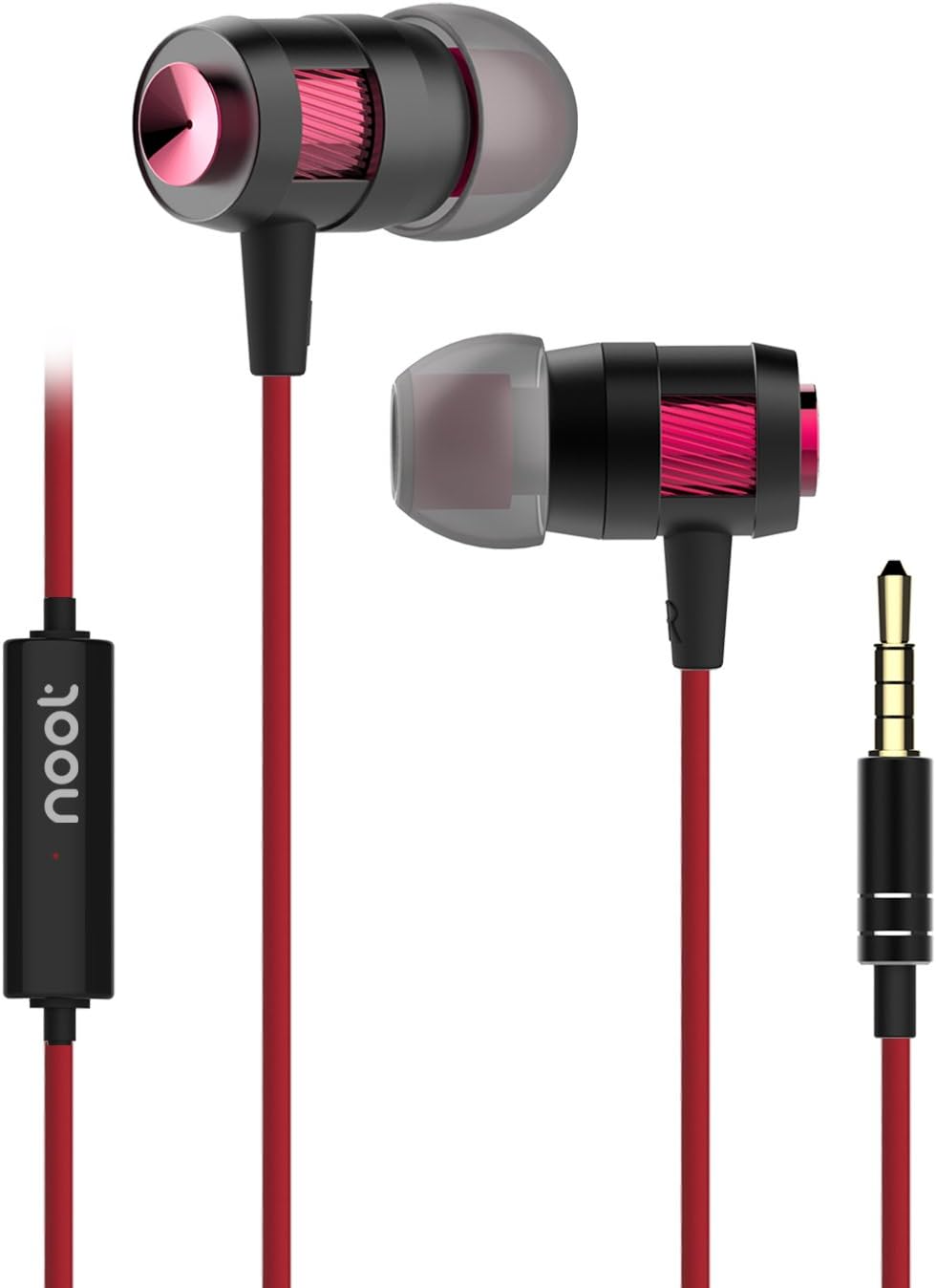 Earphones with Microphone E586 Premium Earbuds Stereo Headphones and Noise Isolating