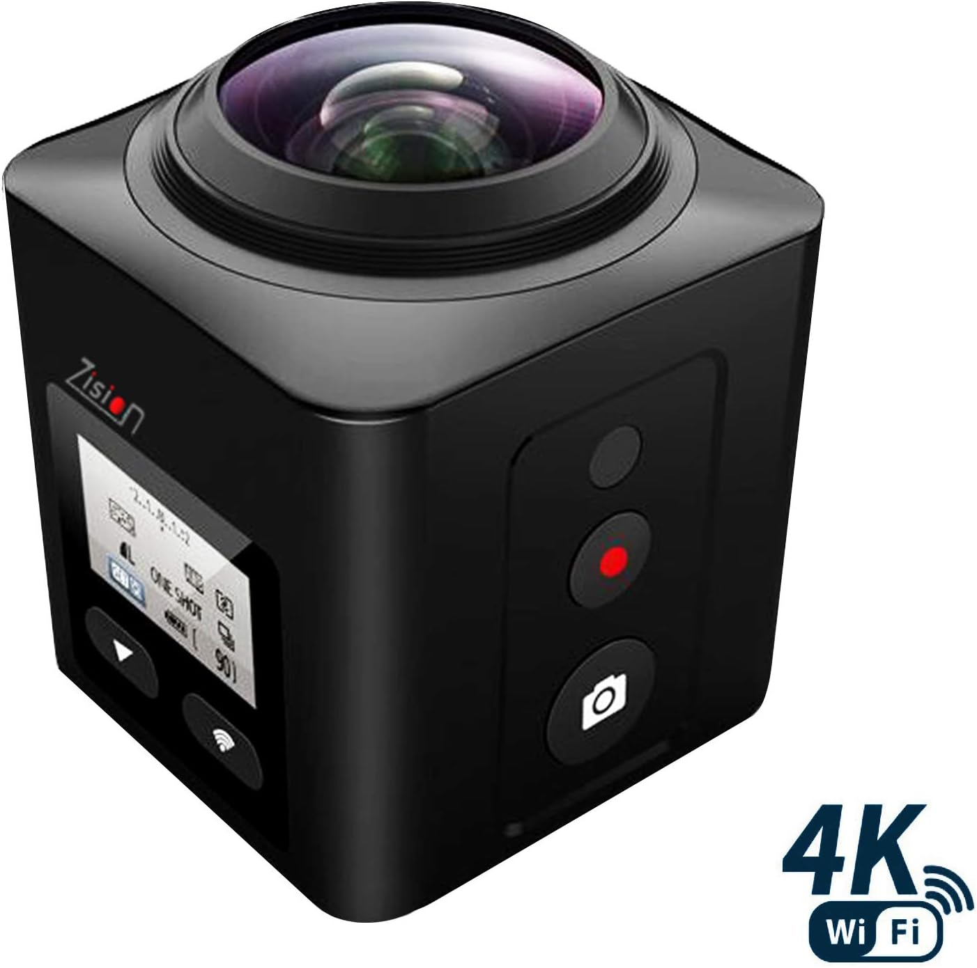 Zision 360°Panoramic VR Full View Action Camera Travel Fish