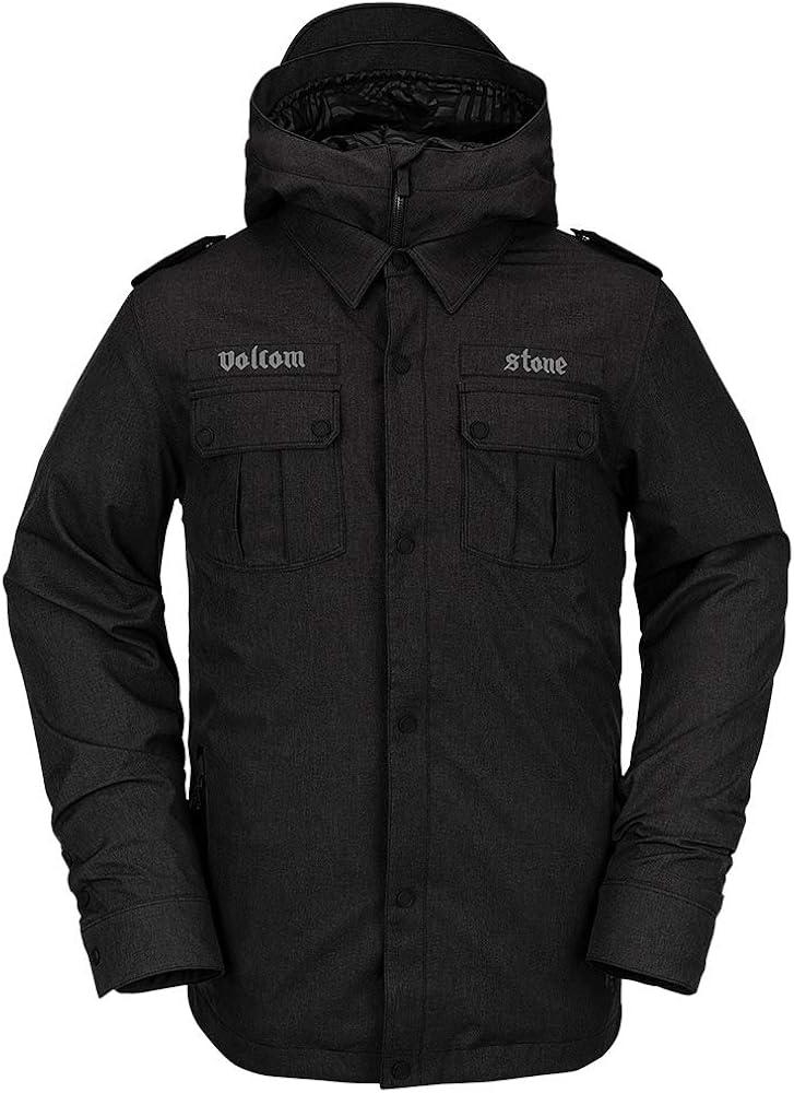 Volcom mens Creedle2stone Military Style Snow Jacket: Clothing