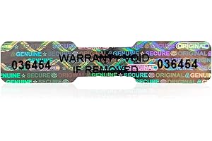 ILMBVM 360pcs Tamper Proof Hologram Stickers Bone Shape Genuine Warranty Void Seal High Security Labels Tamper evident Seal（2x0.4 inch）