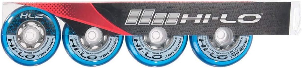 Mission Hockey Hl2 78A Switch 4Pk Inline Wheels 80