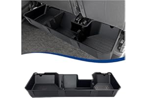 XPHAZZ Rear Underseat Storage Compatible with 2019-2025 RAM 1500 Pickup ABS Under Seat Organizer Bin (ABS - Black, 2019+ RAM 1500)