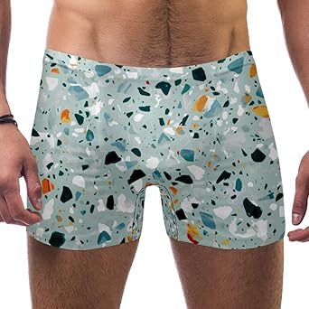 Lorvies Herren Badeanzug, italienischer Marmor, venezianisch, Granit