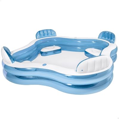 Intex Inflatable Swim Center Family Lounge 90x90x26 inches Multi-color