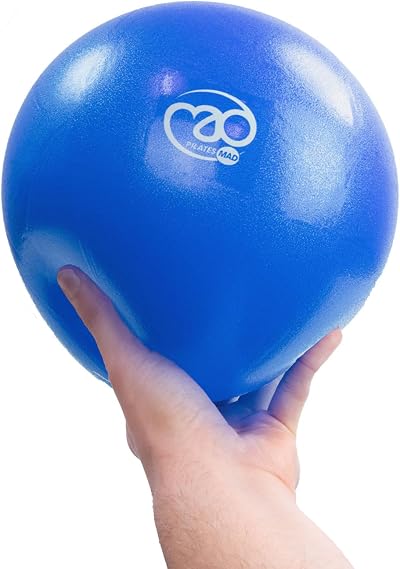 Fitness Mad Exer-Soft Stability Ball 7in Soft Pilates Ball Blue