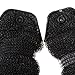 iWenSheneg Hot Buns 4 Pieces Magic Hair Styling Twist Ring Former Shaper Chignon Bun Maker Curler Accessory ( 2 Large & 2 Small) (Black)