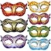 IETANG 12pcs Set Half Masquerades Mardi Gras Masks Costumes Party Accessory