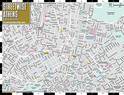 Streetwise Athens &amp; The Greek Islands Map - Laminated City Center ...