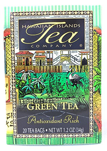 Hawaiian islands tea green tea (20 tea bag box)