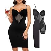 Popilush Corset Dress Shapewear Bodycon Dresses for Women Party Midi Dresses Club Outfits
