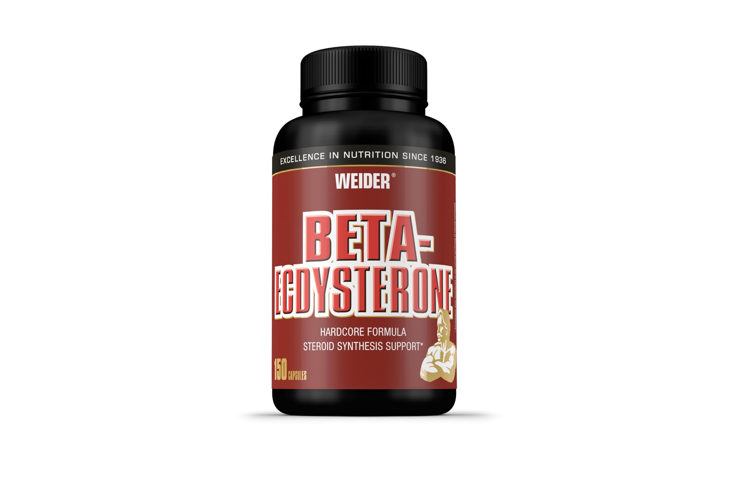 Weider Beta-Ecdysterone, Highly Concentrate Spinach Extract, Build Muscle & Recover Fast, 150 Capsules
