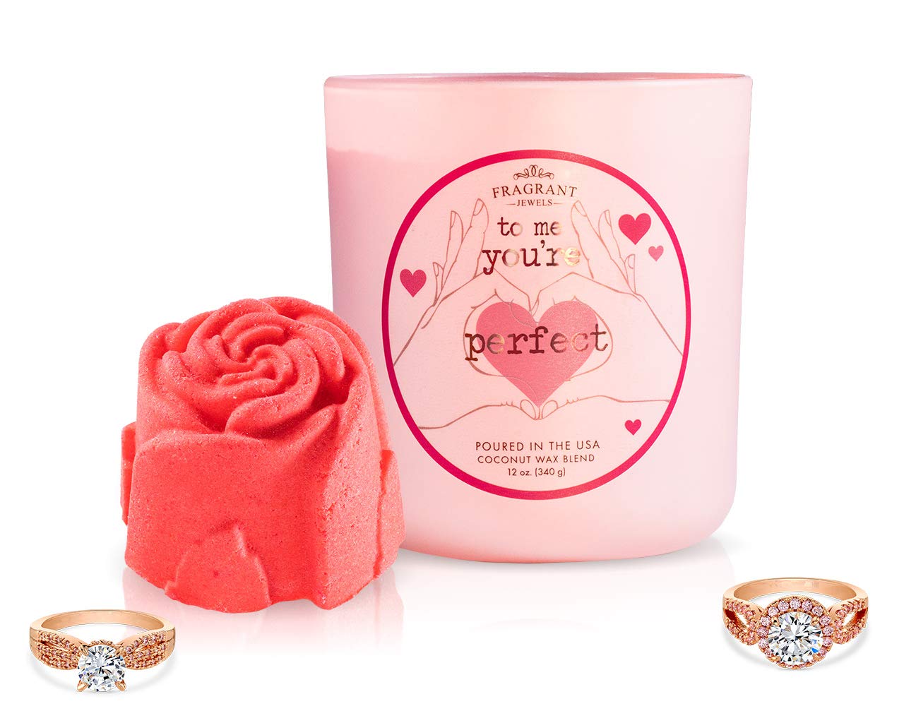 Fragrant Jewels To Me You're Perfect Candle and Bubble Bar