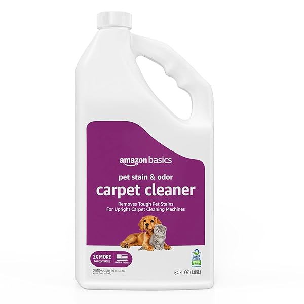 AMAZON BASICS PET STAIN REMOVER, CARPET CLEANER, FRESH...