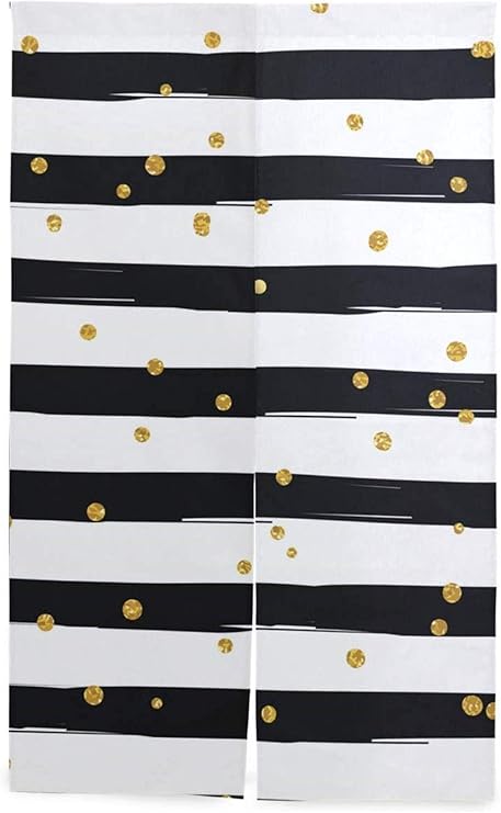 Amazon のれん 部屋 85x90cm 金きらびやかな紙吹雪のシームレスパターン 遮光 暖簾 玄関 間仕切り 玄関 年中使用リビング カーテン 森 のれん 長い のれん のれん 藍 のれん オンライン通販