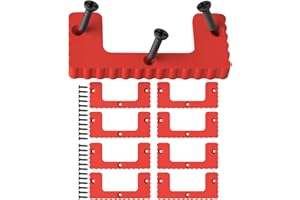 NyVoozy Milwaukee Packout Cleats, 8PCS Cleat 'n' Feet Cleats Compatible with Milwaukee Packout System, MountTool Box Storage System Anywhere (Red)