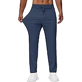 MIVEI Men's 30" 34" 36" Tall Sweatpants - Lightweight Athletic Workout Running Traning Track Joggers Pants with Zipper Pocket