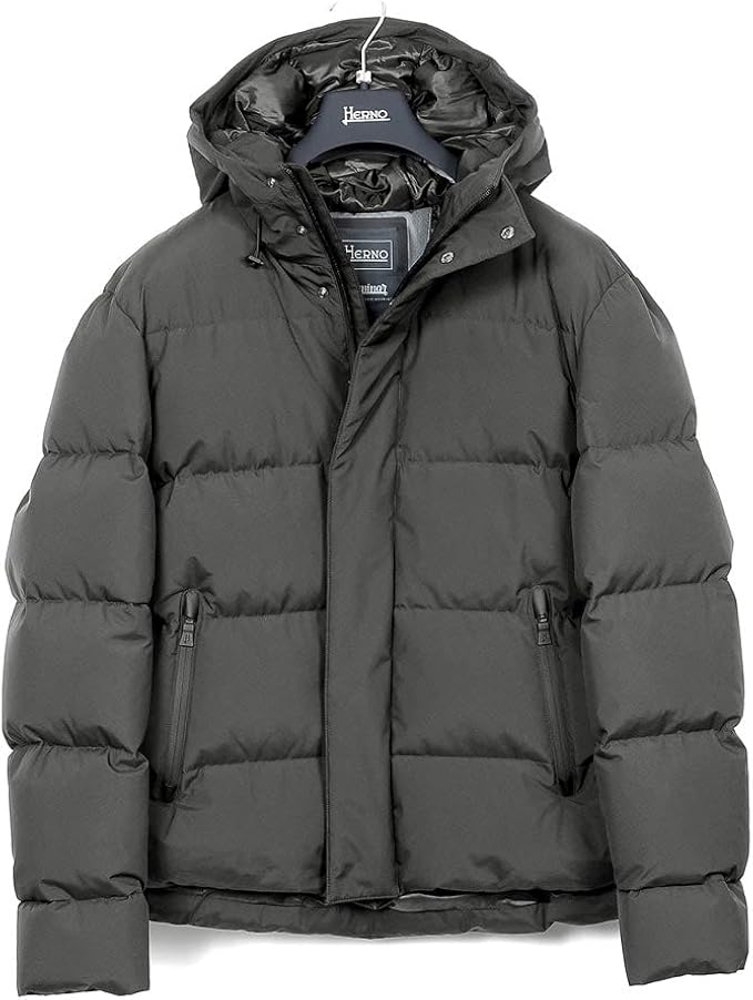 Amazon ヘルノ Herno 国内正規品 21aw Gore Tex Windstopperフーデッドダウン ジャケット Pi152ul Laminar ダークグレー 44 メンズ コート ジャケット 通販