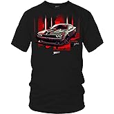 Wicked Metal Challenger Widebody Front Print, Muscle Car Shirt